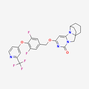 molecular formula C25H21F5N4O3 B12420213 Lp-PLA2-IN-6 