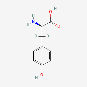 molecular formula C9H11NO3 B12420227 D-Tyrosine-d2 CAS No. 1202064-22-9