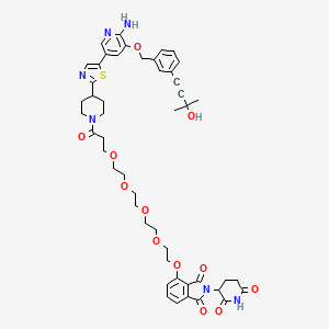 molecular formula C49H56N6O12S B12420230 HPK1 Degrader SS47 