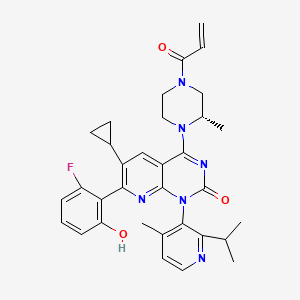 molecular formula C33H35FN6O3 B12420235 KRAS G12C inhibitor 51 