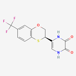 molecular formula C13H9F3N2O3S B12420240 NMDA receptor modulator 4 