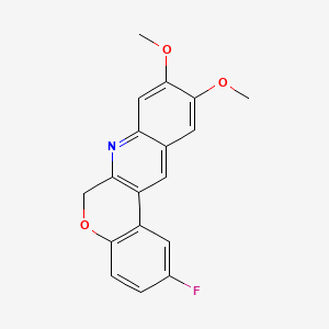 molecular formula C18H14FNO3 B12420247 Topoisomerase I inhibitor 3 