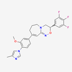 molecular formula C25H23F3N4O2 B12420255 gamma-Secretase modulator 10 