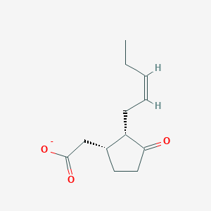 molecular formula C12H17O3- B1242028 (+)-7-Isojasmonate 