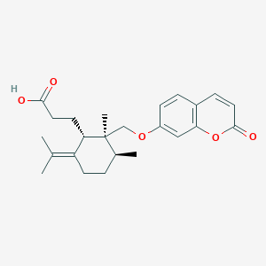 molecular formula C24H30O5 B1242030 Galbanic acid CAS No. 3566-55-0