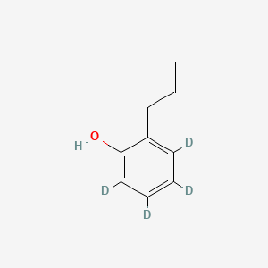 molecular formula C9H10O B12420314 2-Allylphenol-d4 