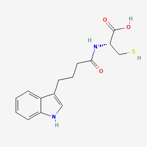 N-[4-(indol-3-yl)butanoyl]-L-cysteine