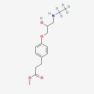 molecular formula C15H23NO4 B12420335 N-Ethyl esmolol-d5 