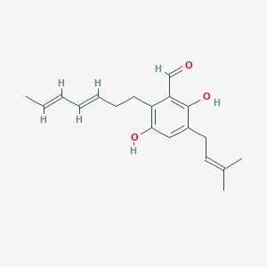 molecular formula C19H24O3 B12420345 Isodihydroauroglaucin CAS No. 74886-31-0