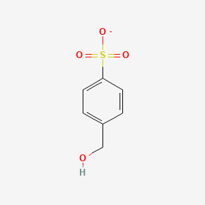 molecular formula C7H7O4S- B1242039 4-(Hydroxymethyl)benzenesulfonate 