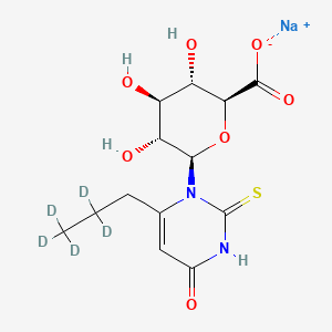 Propylthiouracil-d5 N-Beta-D-Glucuronide Sodium Salt