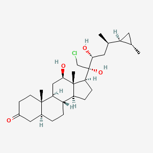 molecular formula C29H47ClO4 B1242061 阿拉古斯特醇 C 