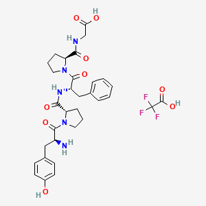 H-Tyr-Pro-Phe-Pro-Gly-OH.TFA