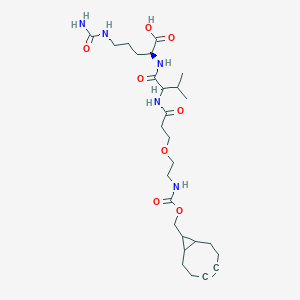 molecular formula C27H43N5O8 B12420721 BCN-PEG1-Val-Cit-OH 