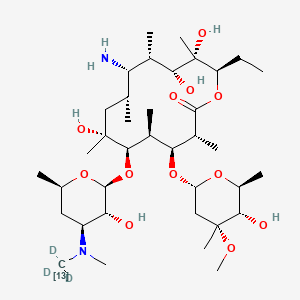 (9S)-9-Amino-9-deoxoerythromycin-13C,d3