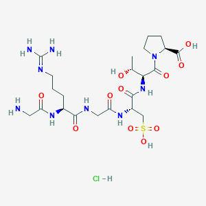 molecular formula C22H40ClN9O11S B12420729 Risuteganib (hydrochloride) 