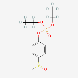 molecular formula C11H17O5PS B12420732 Fensulfothion Oxon-d10 