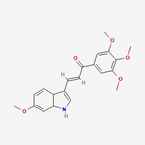 molecular formula C21H23NO5 B12420734 Tubulin inhibitor 19 