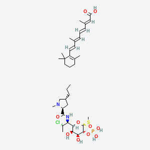 molecular formula C38H62ClN2O10PS B1242074 Clindamycin phosphate and tretinoin CAS No. 337954-93-5