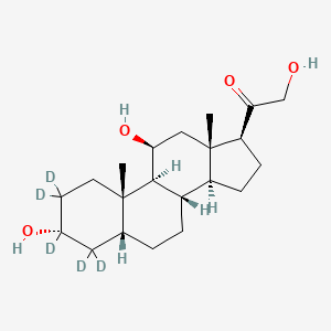 molecular formula C21H34O4 B12420749 Tetrahydrocorticosterone-d5 