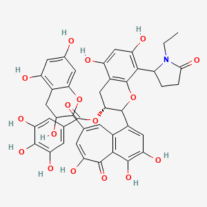 molecular formula C42H37NO17 B12420762 TF-3-G-cThea 