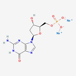 molecular formula C10H12N5Na2O7P B12420772 2'-Deoxyguanosine 5'-monophosphate (disodium) 