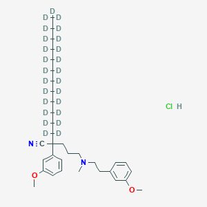 molecular formula C34H53ClN2O2 B12420780 Anipamil-d25 (hydrochloride) 