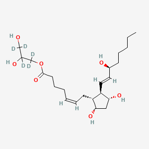 Prostaglandin F2|A-1-glyceryl ester-d5