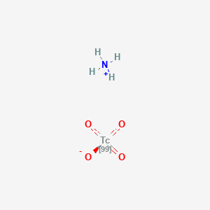 molecular formula H4NO4Tc B1242090 ammonium pertechnetate[99Tc] CAS No. 34035-97-7