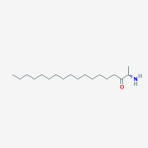 molecular formula C18H37NO B1242105 (2S)-2-aminooctadecan-3-one 