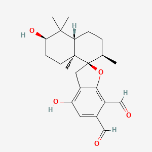molecular formula C23H30O5 B1242107 棒曲霉素 