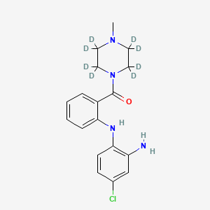 [2-[(2-Amino-4-chlorophenyl)amino]phenyl](4-methyl-1-piperazinyl)methanone-d8