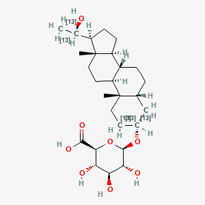 Pregnanediol 3-glucuronide-13C5