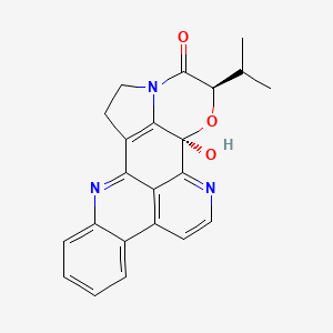 molecular formula C22H19N3O3 B1242116 Sebastianine B 