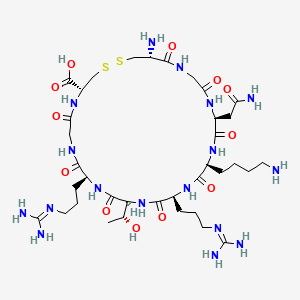 H-Cys(1)-Gly-Asn-Lys-Arg-Thr-Arg-Gly-Cys(1)-OH