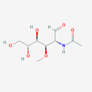 N-[(2R,3R,4R,5R)-4,5,6-trihydroxy-3-methoxy-1-oxohexan-2-yl]acetamide