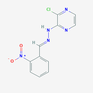 2-Nitrobenzaldehyde (3-chloro-2-pyrazinyl)hydrazone