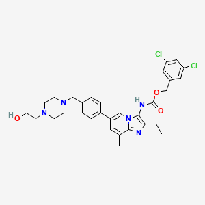 molecular formula C31H35Cl2N5O3 B12421329 ATX inhibitor 13 