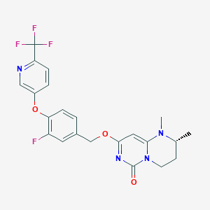 molecular formula C22H20F4N4O3 B12421334 Lp-PLA2-IN-11 