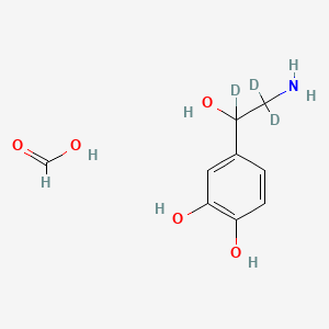 (Rac)-Norepinephrine-d3 (formate)