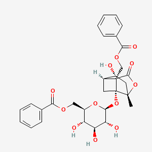 molecular formula C30H32O12 B12421343 Benzoylalbiflorin 