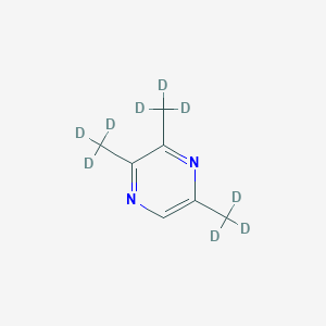 molecular formula C7H10N2 B12421382 2,3,5-Trimethylpyrazine-d9 