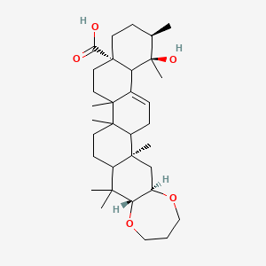 molecular formula C33H52O5 B12421403 Tyrosinase/elastase-IN-1 