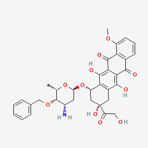 molecular formula C34H35NO11 B1242145 Berubicin CAS No. 677017-23-1