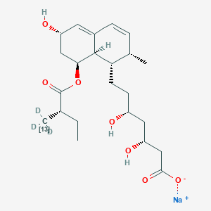 Pravastatin-13C,d3 (sodium)