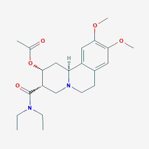 molecular formula C22H32N2O5 B1242157 (2R,3S,11bS)-benzquinamide 
