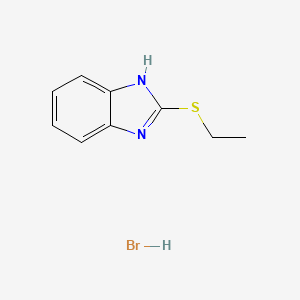 molecular formula C9H11BrN2S B1242168 Bemethyl CAS No. 63513-71-3