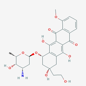 molecular formula C27H31NO10 B1242170 13-脱氧阿霉素 CAS No. 628290-43-7