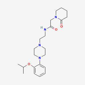 molecular formula C22H34N4O3 B1242177 Unii-M7ias8PR23 CAS No. 216252-56-1