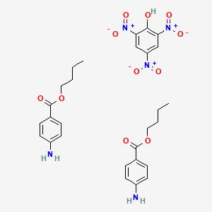 molecular formula C28H33N5O11 B1242182 Butamben picrate CAS No. 577-48-0